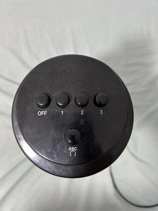 Mini ventilador Tronic negro