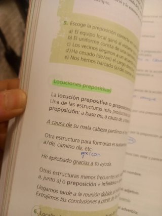 Término, Lengua, Bachillerato