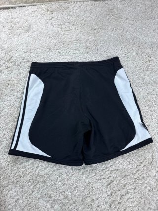 Talla M Shorts Adidas Negro y Blanco