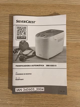 Panificadora nueva a estrenar.
