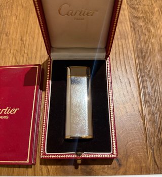 Cartier Accendino Acciaio e Oro Giallo 18k