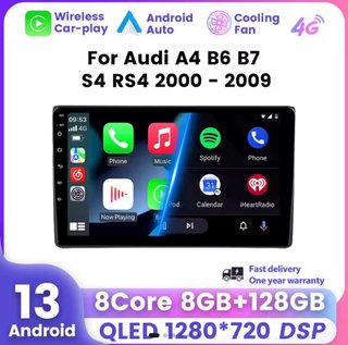 Reproductor Multimedia AUDI A4 con Android 13