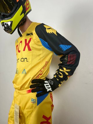 Traje Fox 12 Motocross Amarillo