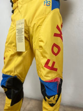 Traje Fox 12 Motocross Amarillo