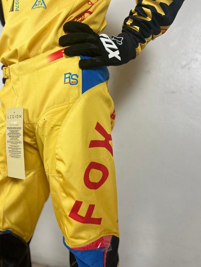 Traje Fox 12 Motocross Amarillo