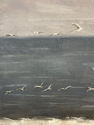 Cuadro Decorativo Playa Gaviotas 120x90