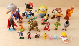 Set 22 personaggi giocattolo vintage