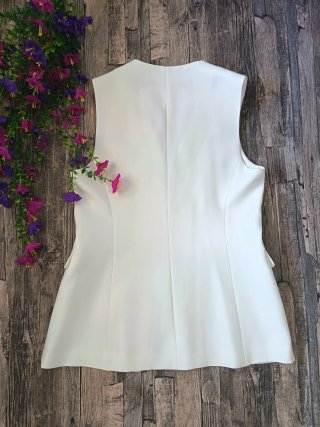 Chaleco Blanco ♡ Zara * Talla M
