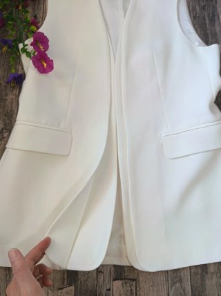 Chaleco Blanco ♡ Zara * Talla M