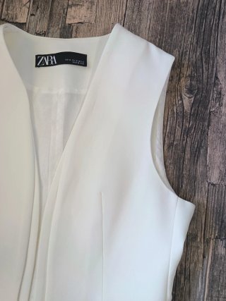 Chaleco Blanco ♡ Zara * Talla M