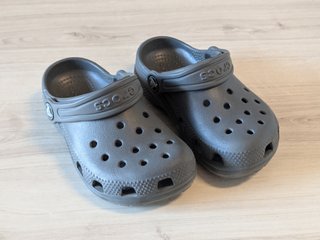Crocs Classic Clog K Bambino 25-26 Grigio