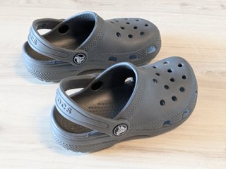 Crocs Classic Clog K Bambino 25-26 Grigio