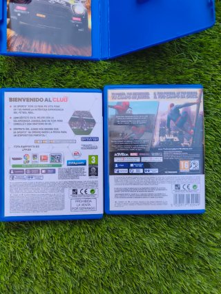 Lote PS Vita: FIFA 13 + Spider-Man + WRC 3 caja