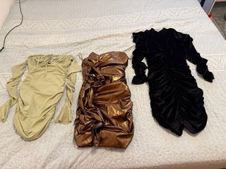 3 Vestidos Fiesta/Nochevieja Talla XS