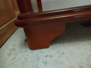Mesa de centro madera y cristal