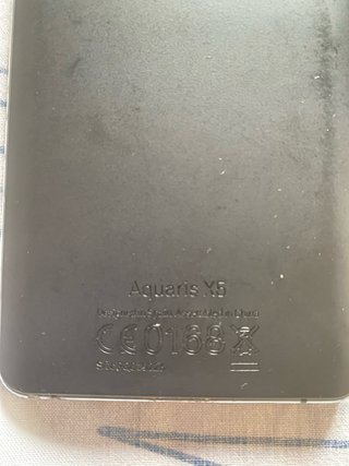 BQ Aquaris X5 Negro/Gris para piezas o reparar.