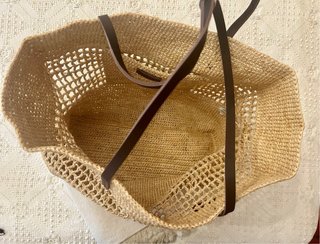 Bolso rafia Zara edición limitada