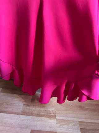 Vestido fiesta rosa fucsia mujer
