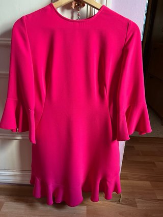 Vestido fiesta rosa fucsia mujer