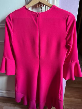 Vestido fiesta rosa fucsia mujer