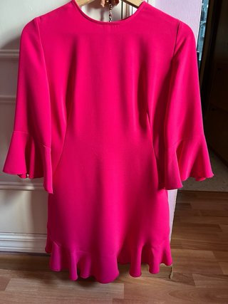 Vestido fiesta rosa fucsia mujer