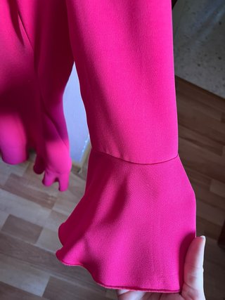 Vestido fiesta rosa fucsia mujer