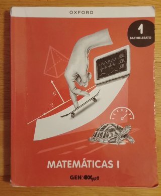 Libro Matemáticas, 1º Bachillerato, Oxford