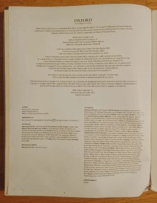 Libro Matemáticas, 1º Bachillerato, Oxford