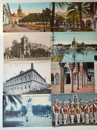 Lote 10 Postales Antiguas Sevilla