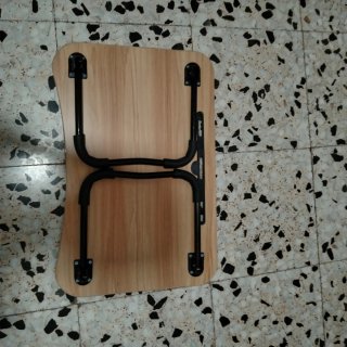 Mesita auxiliar GIFTDECOR madera y metal