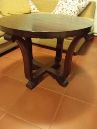 Mesa de centro madera castaño