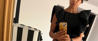 Top ASOS Negro Talla 40