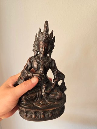 Estatua Budista Sentada Bronce