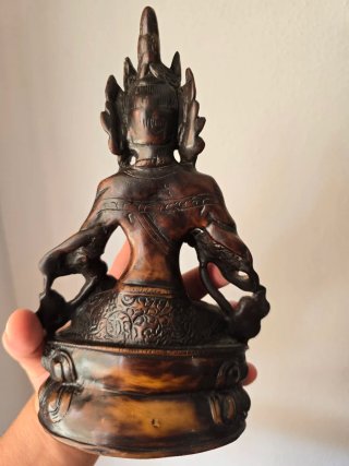 Estatua Budista Sentada Bronce