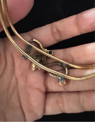 Brazalete vintage ajustable estilo Brutalista.