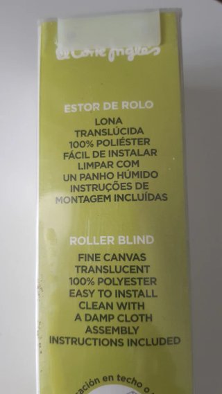 Tenda a Rullo Loneta Basica 75x190cm