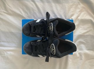 Zapatillas Adidas Campus Negras y Blancas
