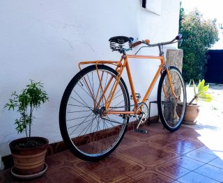 Bicicleta Clásica  de varillas restaurada