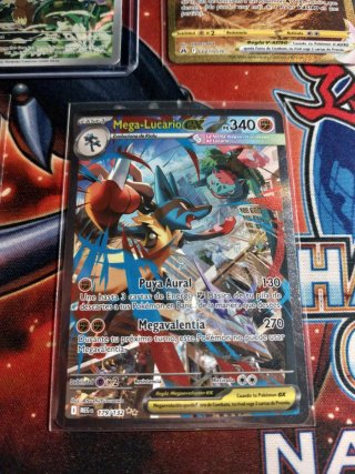 Pack Cartas Pokémon Mega Charizard, Lucario y más