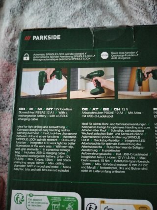 Atornillador Parkside