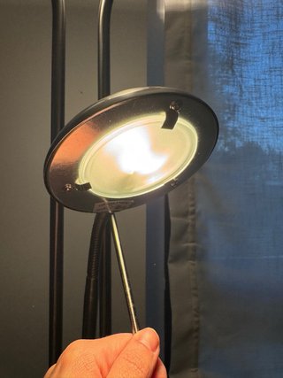 Lámpara de pie moderna metal