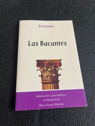 Pack 2 libros. La Paz y Las Bacantes