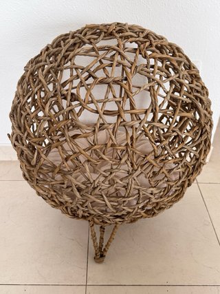 Cama para gato tejida