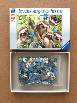 Puzzle Ravensburger 500 Piezas Perezosos