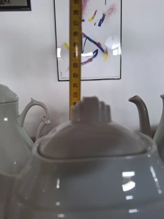 Collezione 6 teiere porcellana Francese
