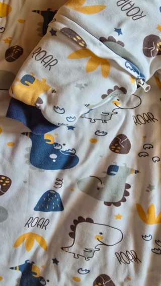 Saco dormir bebé invierno dinosaurios 3,5 TOG