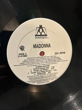 Madonna Human Nature Remix Vinilo