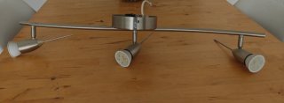 Lámpara Ikea Hisinge Metal Plateado