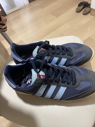 Deportivas Adidas Azul Marino y Gris Talla 44