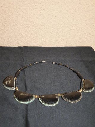 Collar Tuareg Aleación y Cuerno